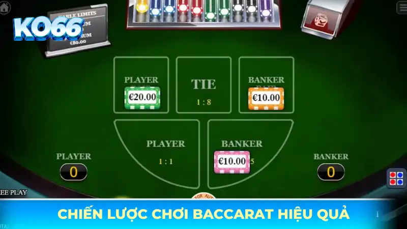 Chiến lược chơi baccarat hiệu quả tại KO66